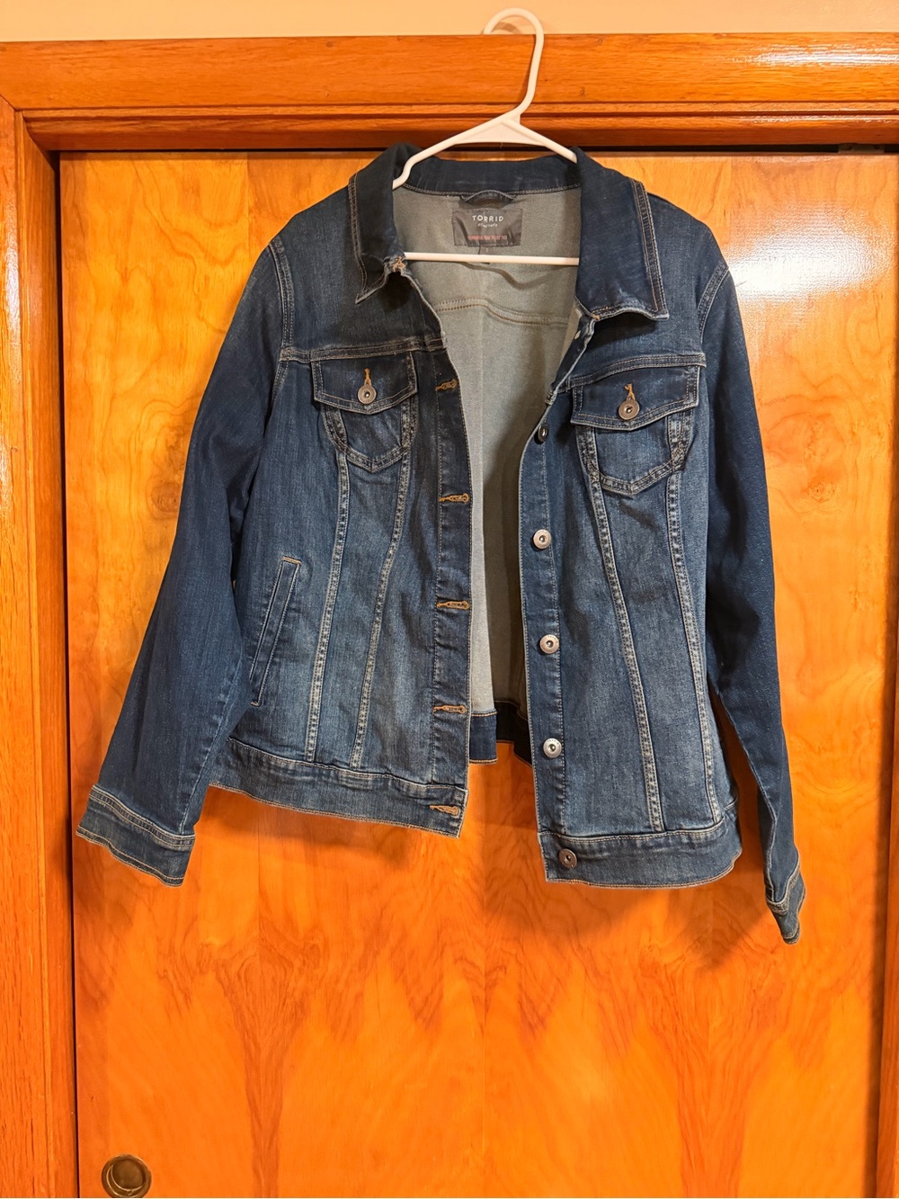 torrid Dark Blue Denim Jean Jacket